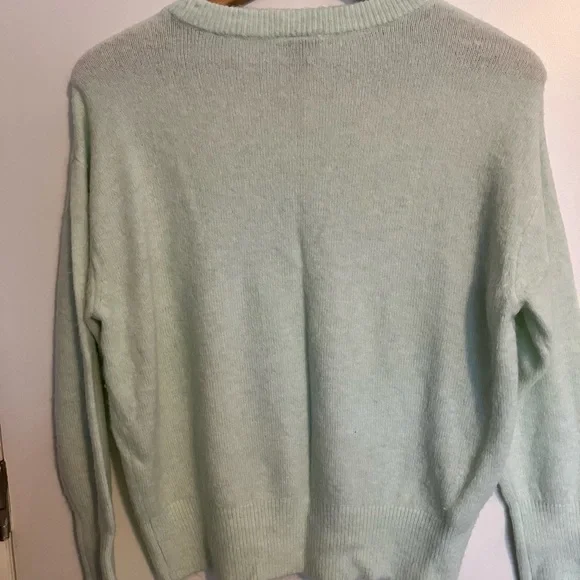 Ann Taylor mint green super soft sweater - Picture 3 of 5